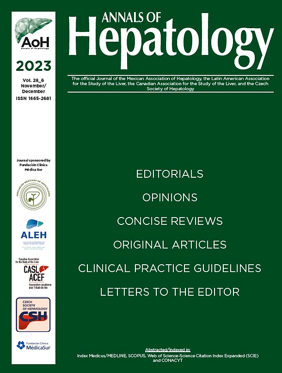 Go to journal home page - Annals of Hepatology